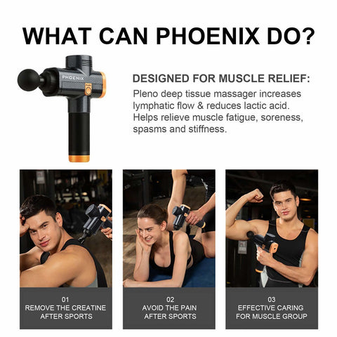Image of Phoenix Carbon Fiber Massage Gun